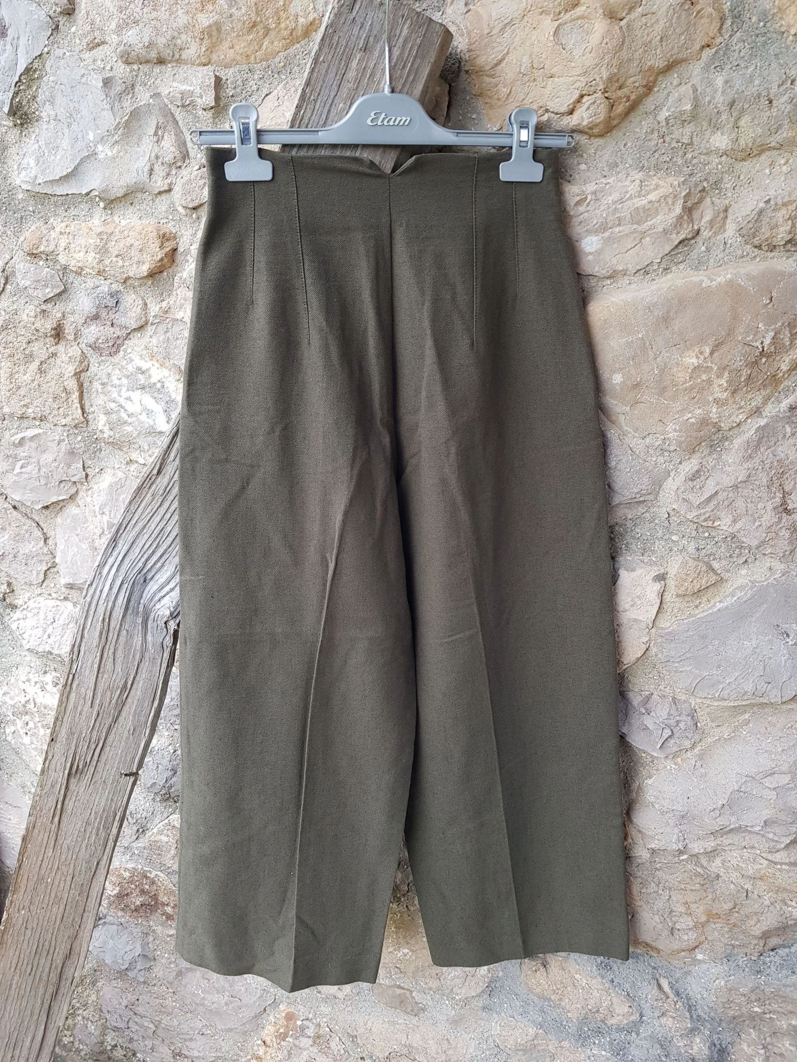 Calça larga linho e algodão Zara – photo 7